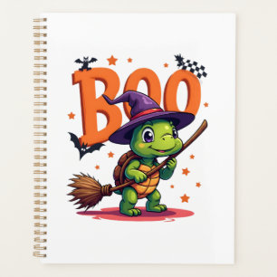 Turtle Tortoise Boo Witch Trick Or Treat Halloween Planner