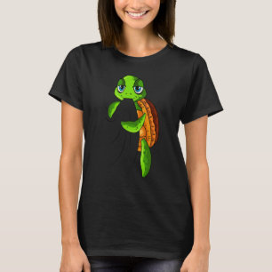 Turtle Tortoise Sea Animal Women Girls Kids T-Shirt