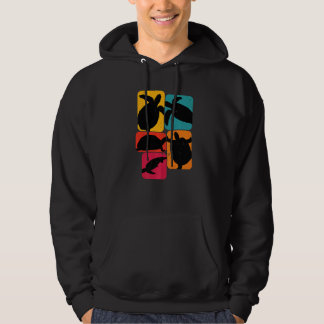 Turtle turtles Retro Hoodie