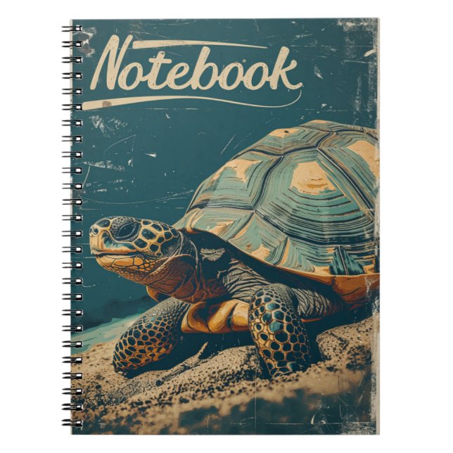 Turtle Vintage Notebook (Front)