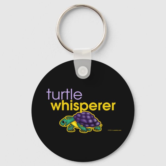 Turtle Whisperer Keychain (Front)