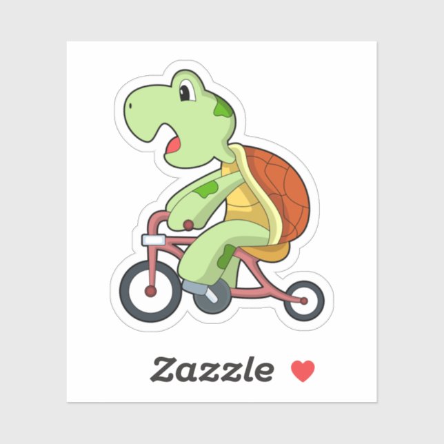 Turtle with Bicycle (Sheet)