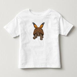 Turtle with Rainbow Colours Toddler T-shirt
