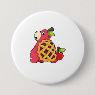 Turtle with Shell 3 Inch Round Button