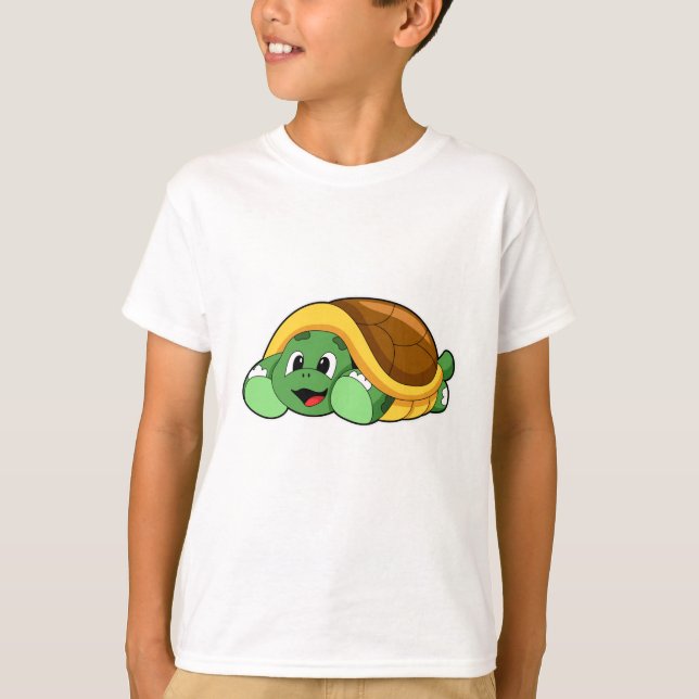 Turtle with Shell as Blanket T-Shirt (Front)