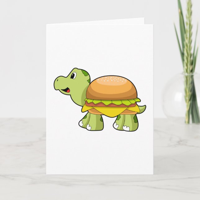 Turtle with Shell as Burger.PNG Card (Front)