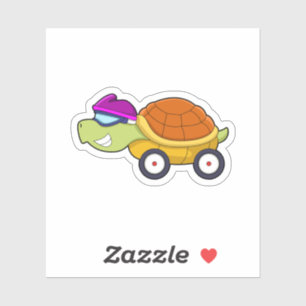 Turtle with Shell as Car