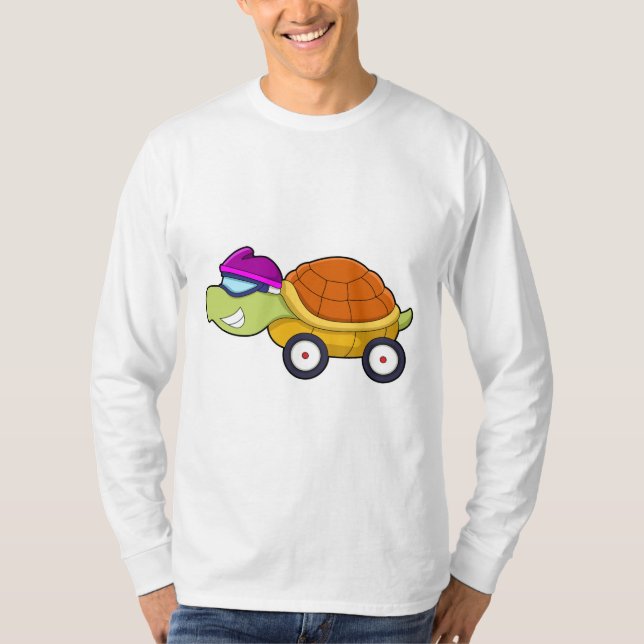 Turtle with Shell as Car T-Shirt (Front)