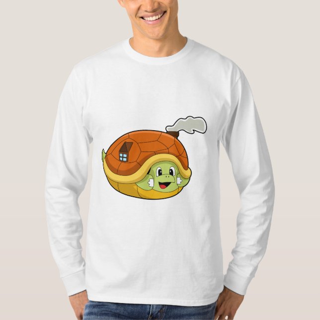 Turtle with Shell as House T-Shirt (Front)