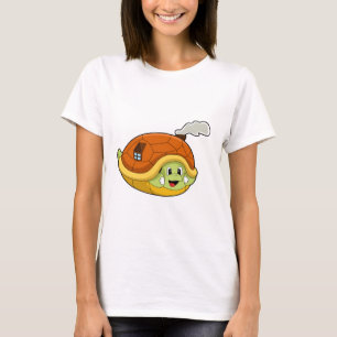 Turtle with Shell as House T-Shirt
