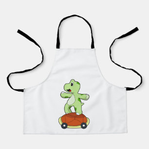Turtle with Shell as Skateboard Apron