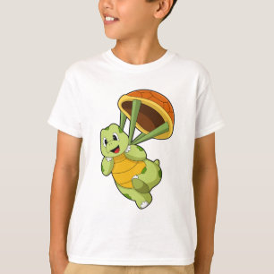 Turtle with Shell as Skydiver T-Shirt