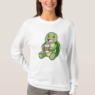 Turtle with Shell & Coffee to go T-Shirt