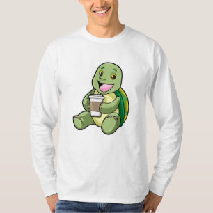 Turtle with Shell & Coffee to go T-Shirt