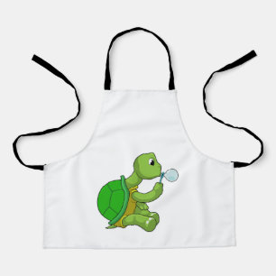 Turtle with Soap bubbles Apron