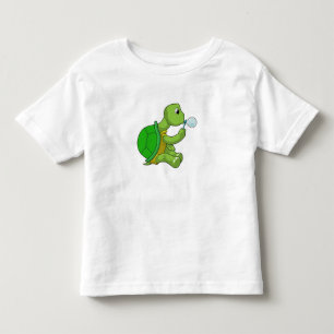 Turtle with Soap bubbles Toddler T-shirt