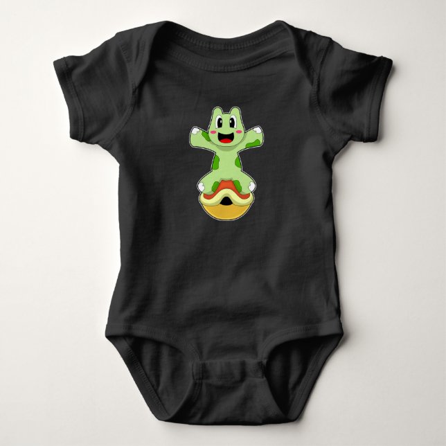 Turtle without Shell Baby Bodysuit (Front)