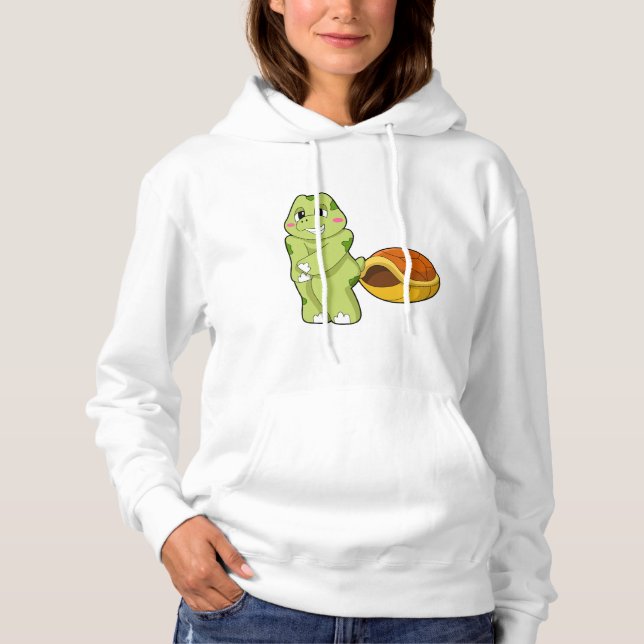 Turtle without Shell Shy.PNG Hoodie (Front)