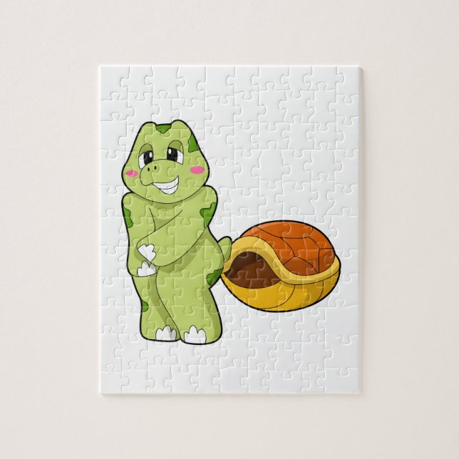 Turtle without Shell Shy.PNG Jigsaw Puzzle (Vertical)