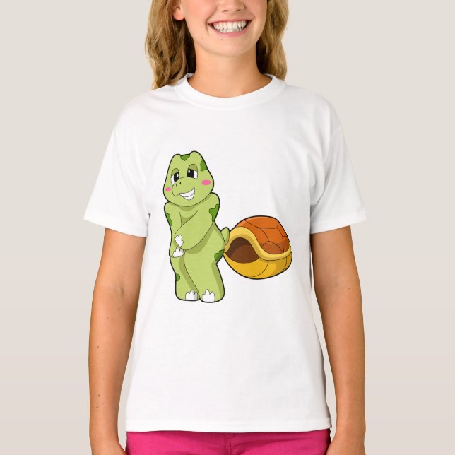 Turtle without Shell Shy.PNG T-Shirt (Front)