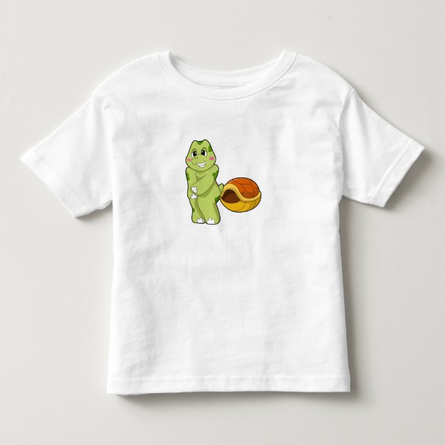 Turtle without Shell Shy.PNG Toddler T-shirt (Front)