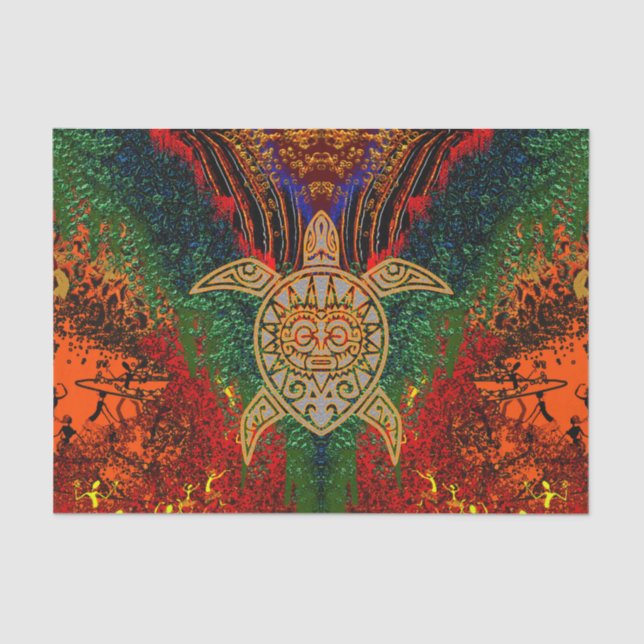 Turtle Worship Tissue Paper (Front)