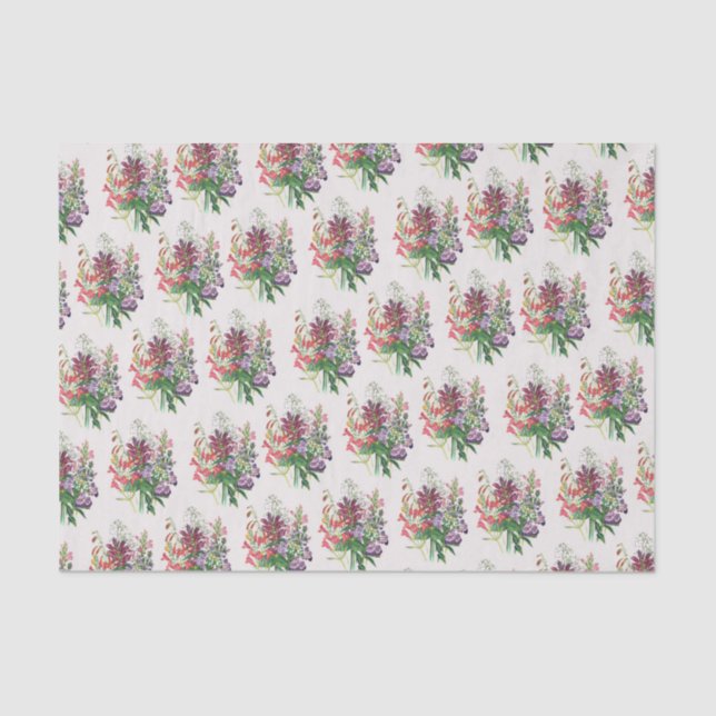 Turtleheads and Beardtongues Tissue Paper (Front)