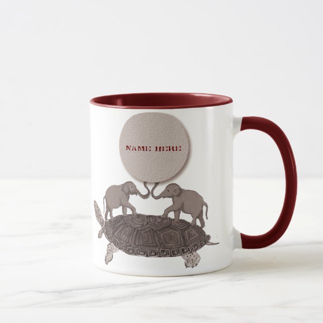 Turtles All the Way Down Mug (Right)