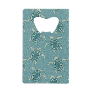turtles background credit card bottle opener