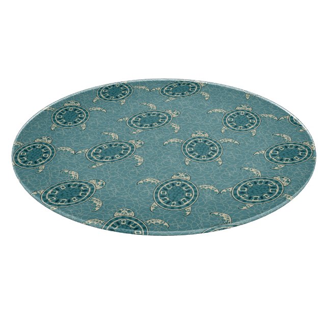 turtles background cutting board (Corner)