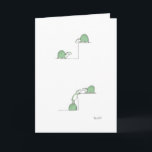 Turtles Card<br><div class="desc">An enterprising turtle leaves the comfort of his/her/its shell to seek company. This classic Boynton card first appeared in WHAT!? REALLY? 1975.</div>