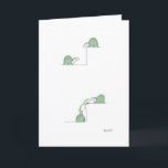 Turtles Card<br><div class="desc">An enterprising turtle leaves the comfort of his/her/its shell to seek company. This classic Boynton card first appeared in WHAT!? REALLY? 1975.</div>