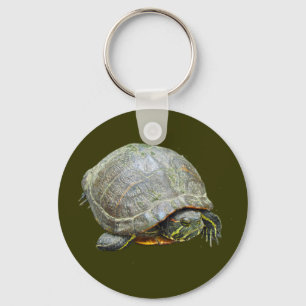 Turtle's Day Off Keychain