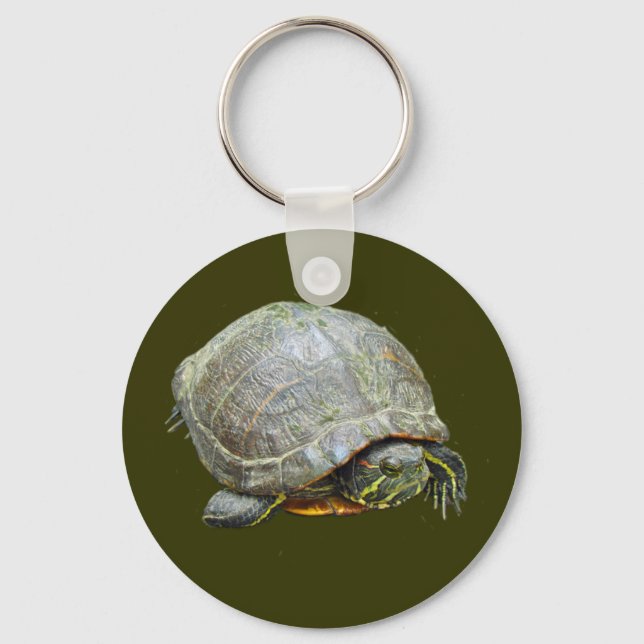 Turtle's Day Off Keychain (Front)