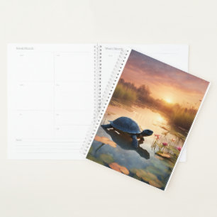 Turtles Glide Gracefully Planner