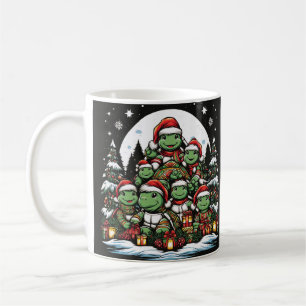 Turtle's happy with Christmas gifts Coffee Mug