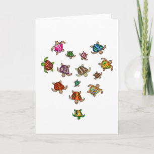 Turtles Heart Card