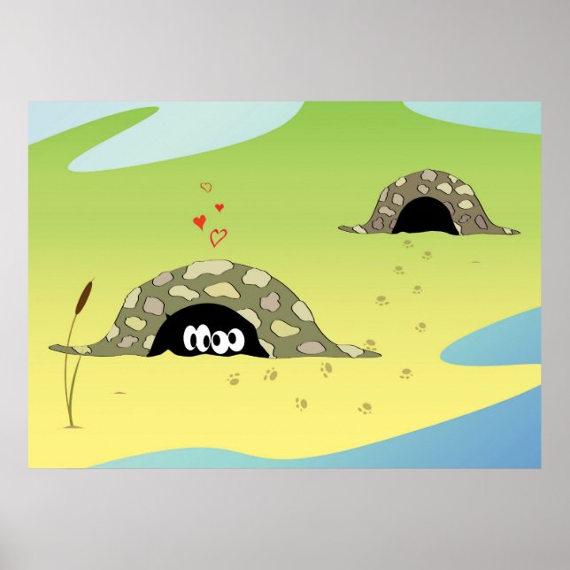 Turtles In Love Poster (Front)