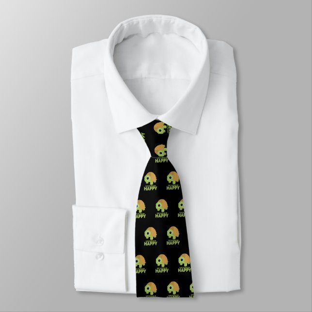 Turtles Make Me Happy Tie (Tied)
