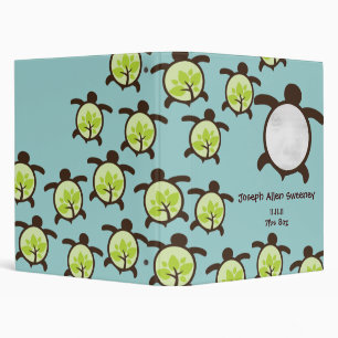 Turtles Organic Planet Baby Photo Album BInder