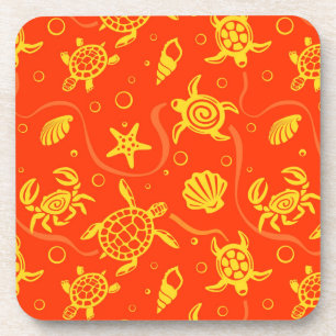 Turtles Pattern Coaster
