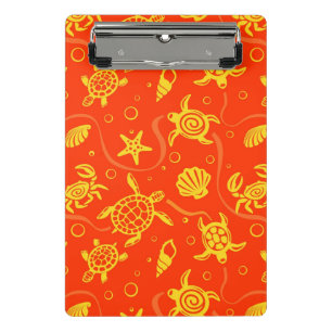 Turtles Pattern Mini Clipboard