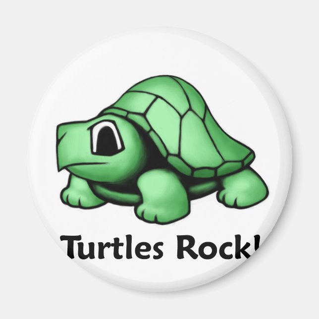 Turtles Rock! Magnet (Front)
