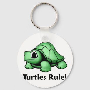 Turtles Rule! Keychain