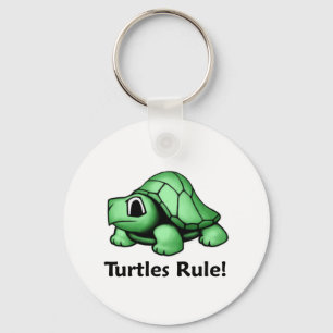 Turtles Rule! Keychain