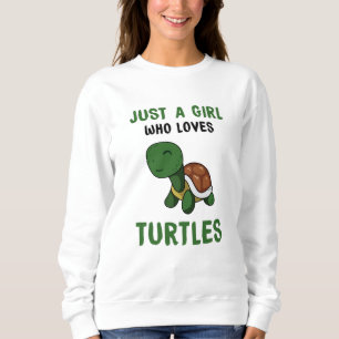 Turtles Sea Turtle Lover Cute Animal Sealife Gift Sweatshirt