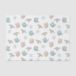 Turtles Swimming Tissue Paper
