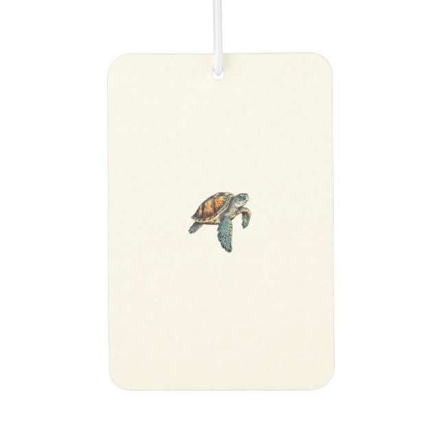 Turtles Underwater Design For Divers Air Freshener (Front)