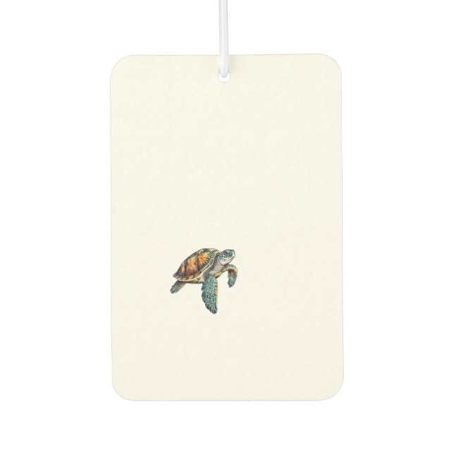 Turtles Underwater Design For Divers Air Freshener (Front)