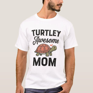 Turtley Awesome Mom Vintage Turtle Shirt Design_1
